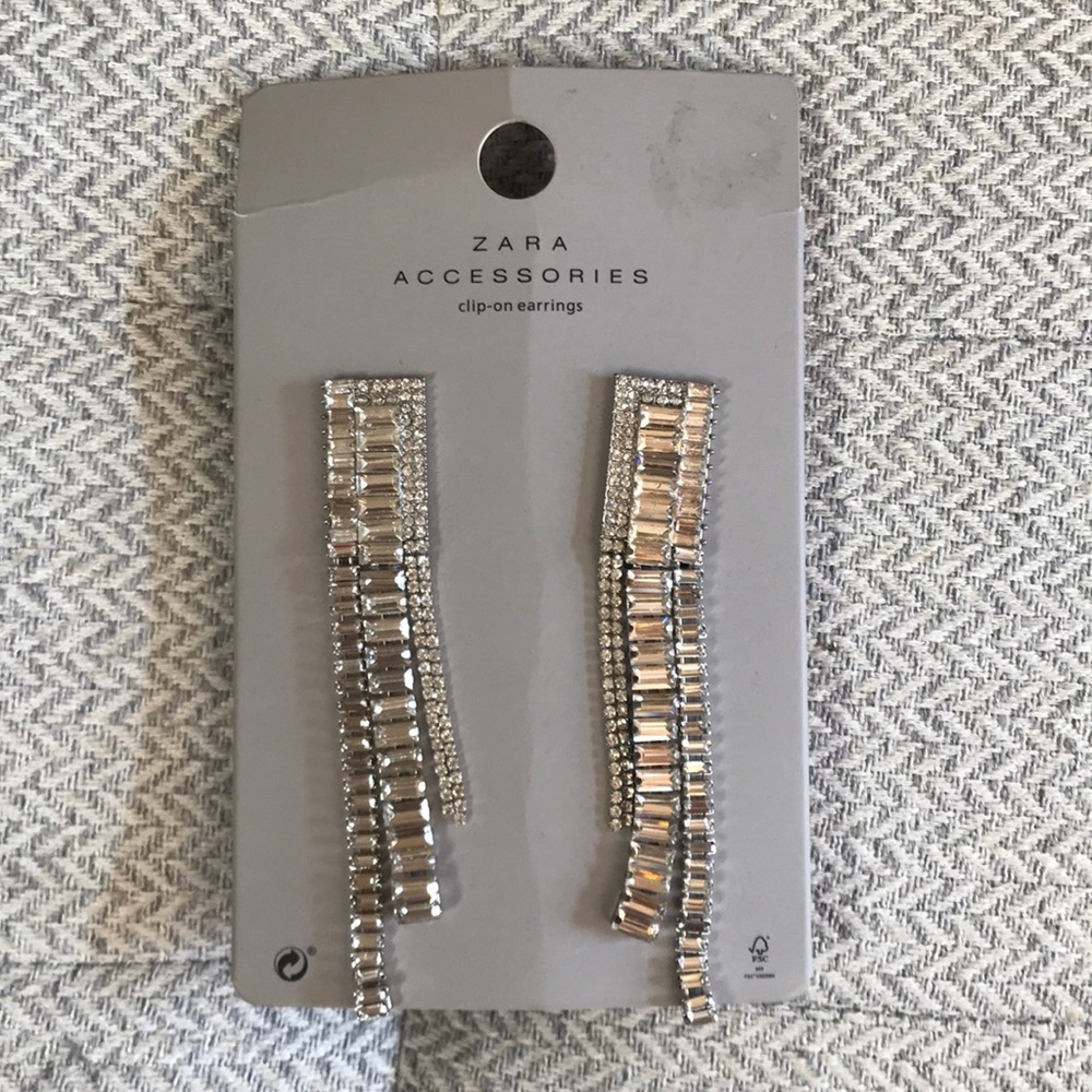 Zara clip on earrings